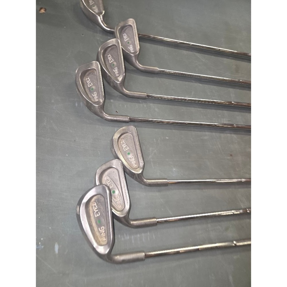 Ping Eye2 Green Dot Iron Set 4-9 & W Steel Shaft RH Golf Clubs